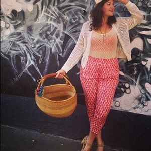 Open-knit People Tree Craft Handmade Cardi Size M